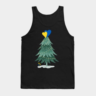 Ukraine Christmas Tank Top